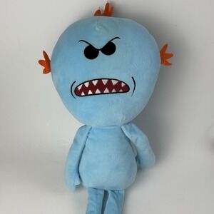 Funko Rick and Morty Angry Mr Meeseeks Stuffed Animal Plush 16" Blue